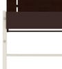 EQ Single Size Bed in Brown & White Colour