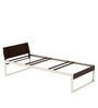 EQ Single Size Bed in Brown & White Colour EQ Single Size Bed in Brown & White Colour