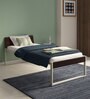 EQ Single Size Bed in Brown & White Colour EQ Single Size Bed in Brown & White Colour