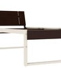 EQ Single Size Bed in Brown & White Colour EQ Single Size Bed in Brown & White Colour