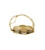Bloom Coasters With Stand-Gold (Pack Of 4)