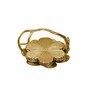 Bloom Coasters With Stand-Gold (Pack Of 4)