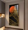 Equinox Elegance Glass Finish Vertical Wall Art