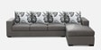 Erano 5 Seater LHS L Shape Sofa Set in Dark Grey Colour