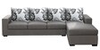 Erano 5 Seater LHS L Shape Sofa Set in Dark Grey Colour