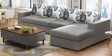 Erano 5 Seater LHS L Shape Sofa Set in Dark Grey Colour