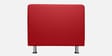 Erwin Leatherette 2 Seater Sofa In Red Color