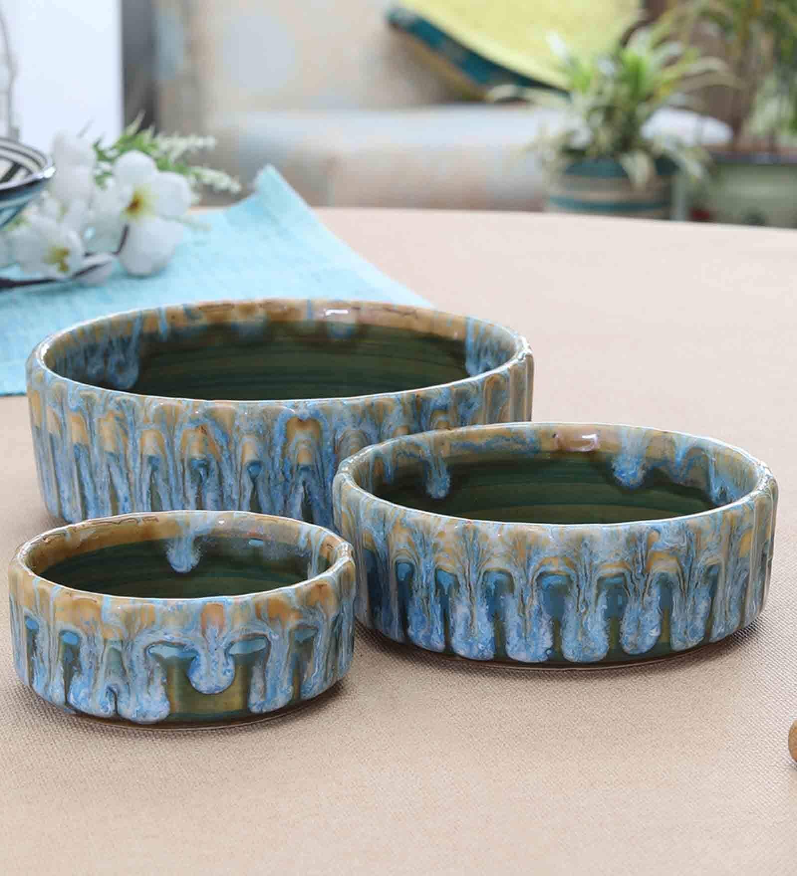 Ergo Crafted Pie (Set of 3) Stoneware Baking Ramiken