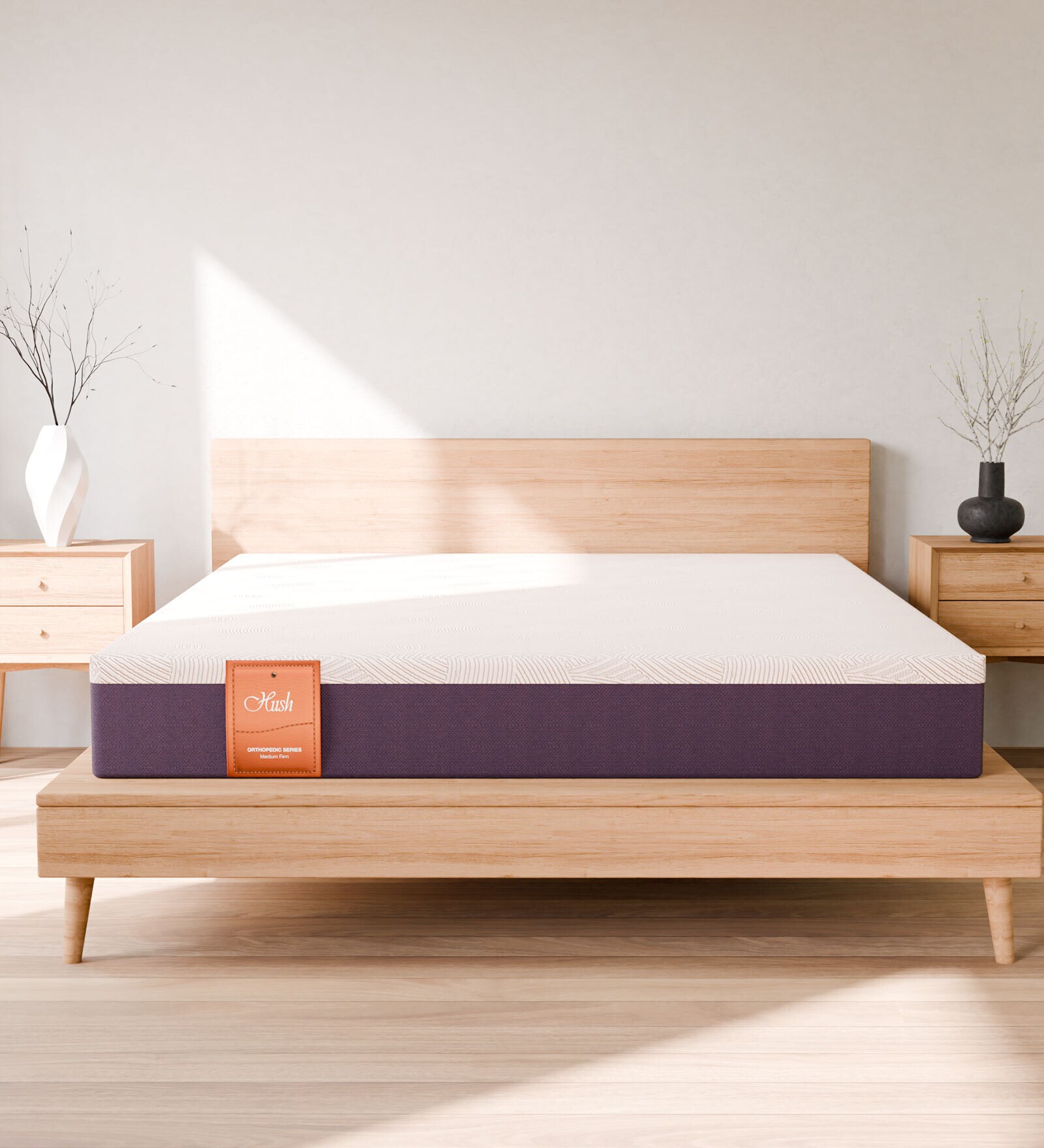 Buy Ergonomic 8 Inch Memory Foam King Size Mattress at 20 OFF by Hush