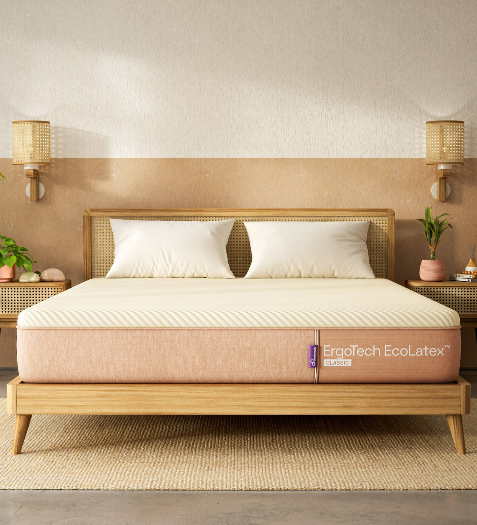 ErgoTech EcoLatex Classic 6 inch Latex Queen Size Mattress