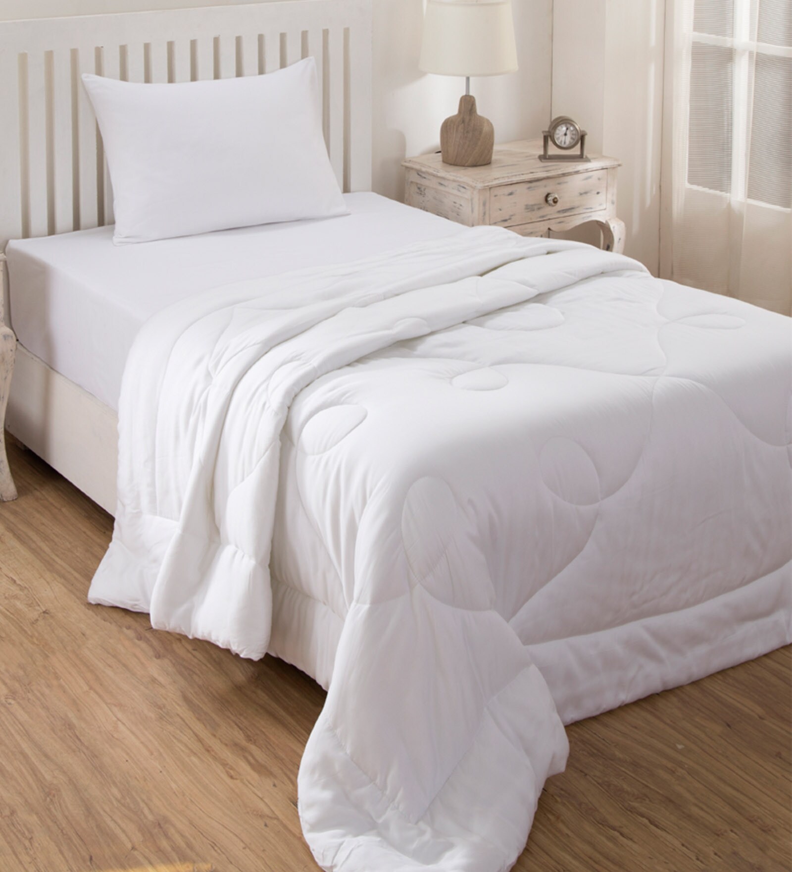 100% Cotton 250 GSM Microfiber Filled Heavy Winter Single Bed Duvet