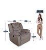 Era Fabric Motorized 1 Seater Recliner In Honey Beige Colour