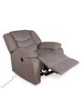 Era Fabric Motorized 1 Seater Recliner In Honey Beige Colour