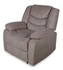 Era Fabric Motorized 1 Seater Recliner In Honey Beige Colour