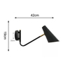 Era Black Metal Wall Light