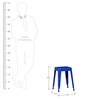 Erco Iron Stool in Blue Colour