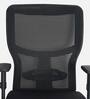 Ergo Breathable Mesh Mid Back Ergonomic Chair In Black Colour With Headrest