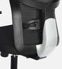 Ergo Breathable Mesh Mid Back Ergonomic Chair In Black Colour With Headrest