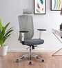 Ergo Spine Breathable Mesh Ergonomic Chair in White And Gray Colour