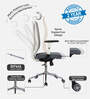 Ergo Spine Breathable Mesh Ergonomic Chair in White And Gray Colour