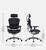 Ergohuman Leather Executive Chair in Black Colour