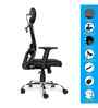 Ergonomic Office Chair With  Adjustable Armrests In Black Colour