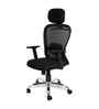 Ergonomic Office Chair With  Adjustable Armrests In Black Colour