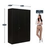 Eric 3 Door Wardrobe in Wenge Finish