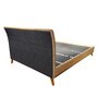 Erica Uphosltered Queen Size Bed In Brown Colour