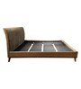 Erica Uphosltered Queen Size Bed In Brown Colour