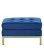 Erik Tuft Stool in Royal Navy Blue Colour