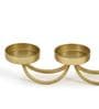 Erika Set Of 4 Gold Mild Steel Table Tealight Candle Holders