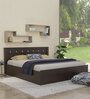 Erinnyes King Size Bed in Wenge Finish with Box Storage