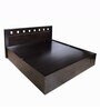 Erinnyes King Size Bed in Wenge Finish with Box Storage