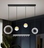 Eris 72W | 100 Cm | Google & Alexa | Height Adjustable | 3 Light Mode | Modern LED Ceiling Chandelier for Living Room, Dining, Bedroom, Hall, Kitchen, Office,Luxury Decorative Lighting