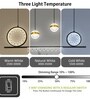 Eris 72W | 100 Cm | Google & Alexa | Height Adjustable | 3 Light Mode | Modern LED Ceiling Chandelier for Living Room, Dining, Bedroom, Hall, Kitchen, Office,Luxury Decorative Lighting