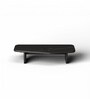 Ernest Lumia Metal Coffee Table in Black Finish