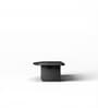 Ernest Lumia Metal Coffee Table in Black Finish