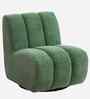 Eroomy Boucle Slipper Chair In Green Colour