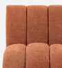 Eroomy Boucle Slipper Chair In Orange Colour
