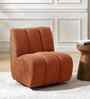 Eroomy Boucle Slipper Chair In Orange Colour