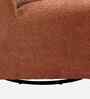 Eroomy Boucle Slipper Chair In Orange Colour