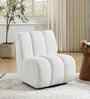 Eroomy Boucle Slipper Chair In White Colour