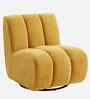 Eroomy Boucle Slipper Chair In Yellow Colour