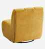 Eroomy Boucle Slipper Chair In Yellow Colour
