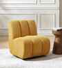 Eroomy Boucle Slipper Chair In Yellow Colour
