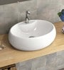 Eros Table Top White Ceramic Wash Basin (Model: Florila-TT)