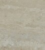 Ertil Metal End Table With Travertine Top