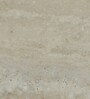 Ertil Metal End Table With Travertine Top