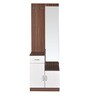 Erwin Dressing Table with Stool in Walnut & White Finish